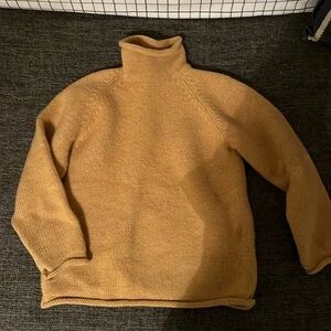 J. Crew Women’s Tan Turtleneck Sweater